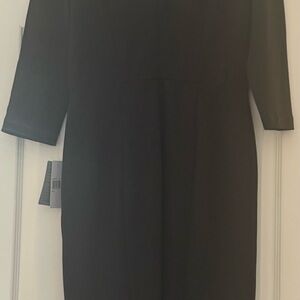 Donna Morgan Classic Black Long Sleeve Dress